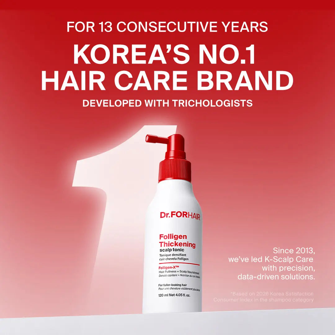 [Dr.Forhair] Folligen Thickening Scalp Tonic 4.06 Oz (120Ml) | Scalp Strengthening Formula | Greasy Scalp Oil Control | Scalp Oil-Water Balance | K-Beauty Root Care | Revitalizing Tonic for Healthy Scalp