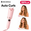 1.25 Inch Auto Rotating Curling Iron – Fast Perfect Curls with 500 Million Negative Ions, Ionic Ceramic Large Barrel Hair Curler, Anti-Scald No Burn, Anti-Tangle, Long Lasting Beach Waves, Professional Salon Results, Dual Voltage Travel Ready