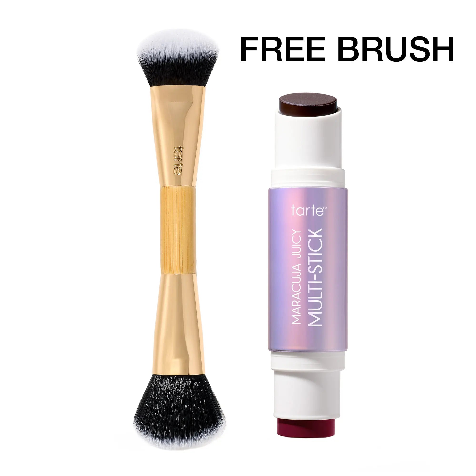 Tarte Maracuja Juicy Multi-Stick + Brush - Double-Ended Cream Blush & Bronzer Stick