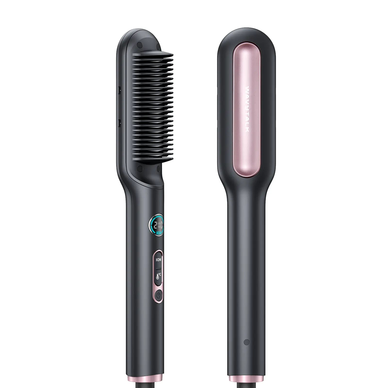 Wavytalk Sleek Sweep Ionic Hair Straightener Brush Straightening Bristle