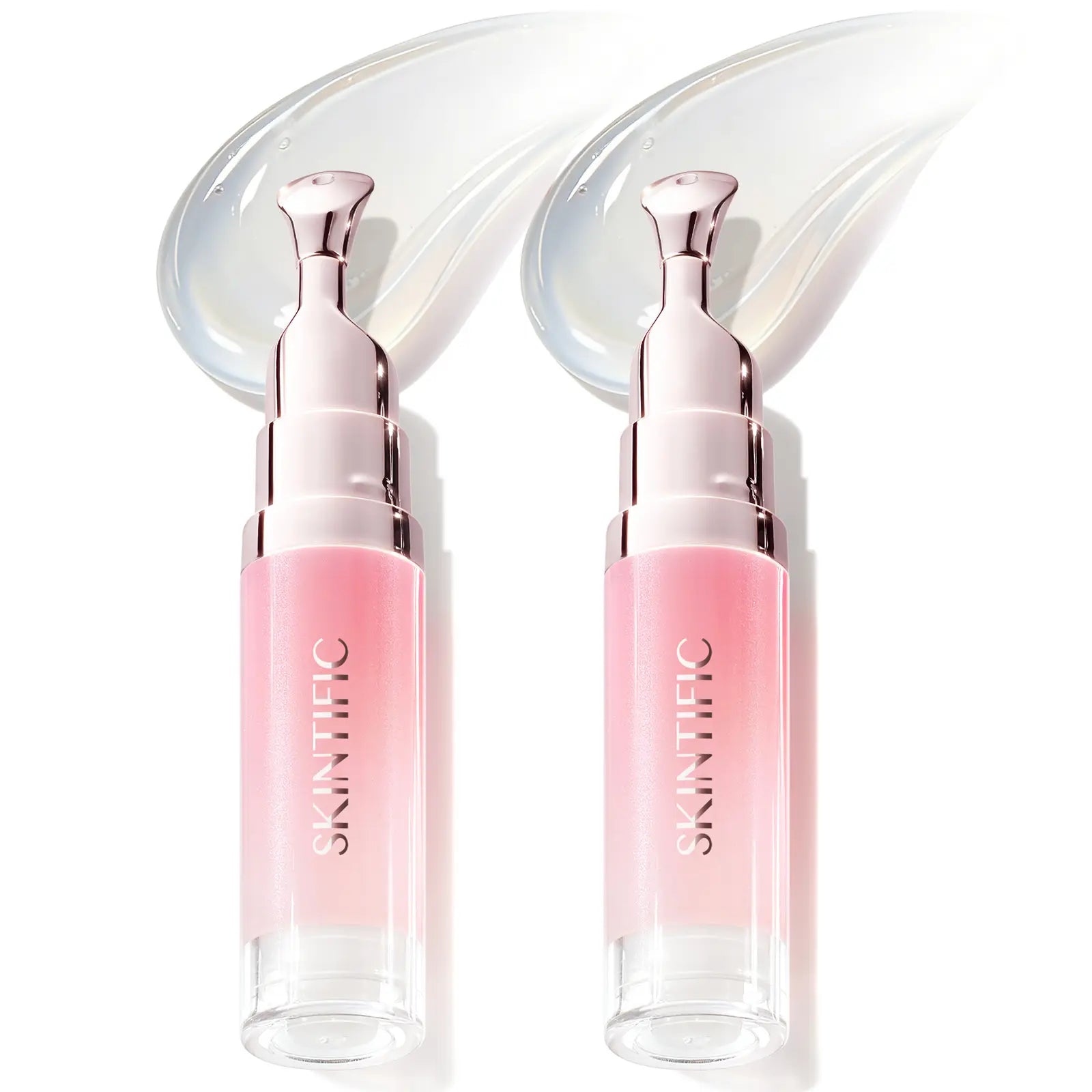 SKINTIFIC Lip Serum 2Pcs Day & Night Lip Combo – Tinted + Clear for All-Day Hydration & Overnight Repair