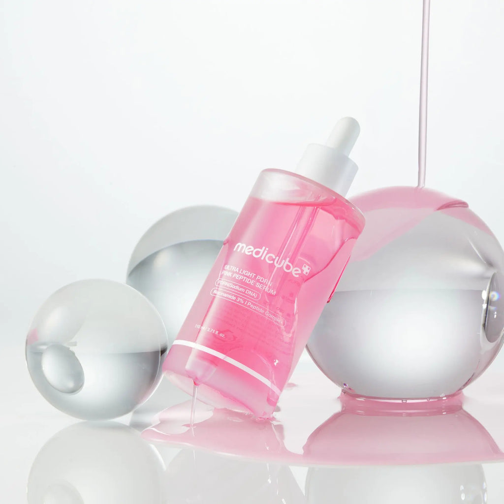 [NEW] [Medicube] Ultra Light PDRN Pink Peptide Serum | Lightweight Hydrating Serum with Salmon PDRN & Hyaluronic Acid | Fast-Absorbing Glow Care for Skin Clarity | K-Beauty, Korean Skincare (30Ml / 1.01 Fl. Oz.) (110Ml / 3.72 Oz)