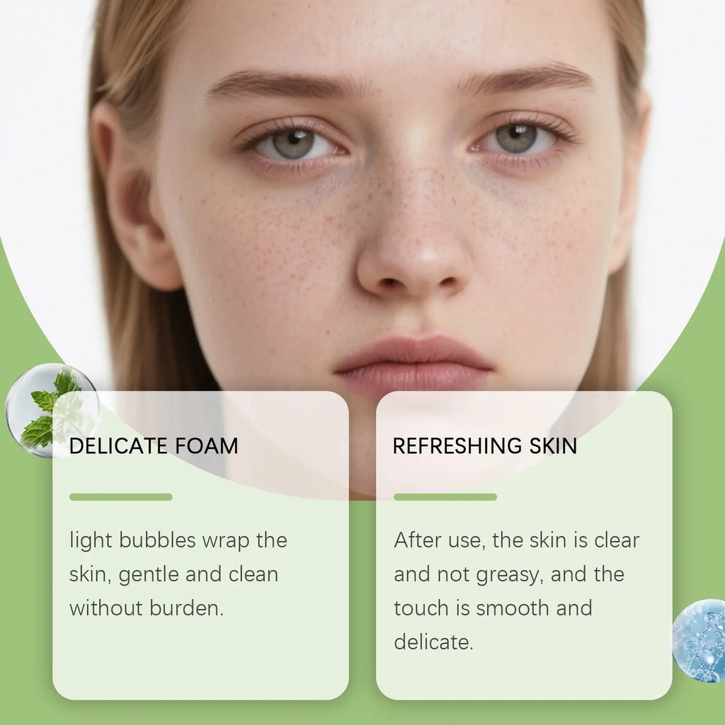 Bubble Cleansing Mask with 13% Pha Gentle Exfoliation, Deep Pore Cleaning, Moisturizing Brightening, Suitable for All Skin Types
