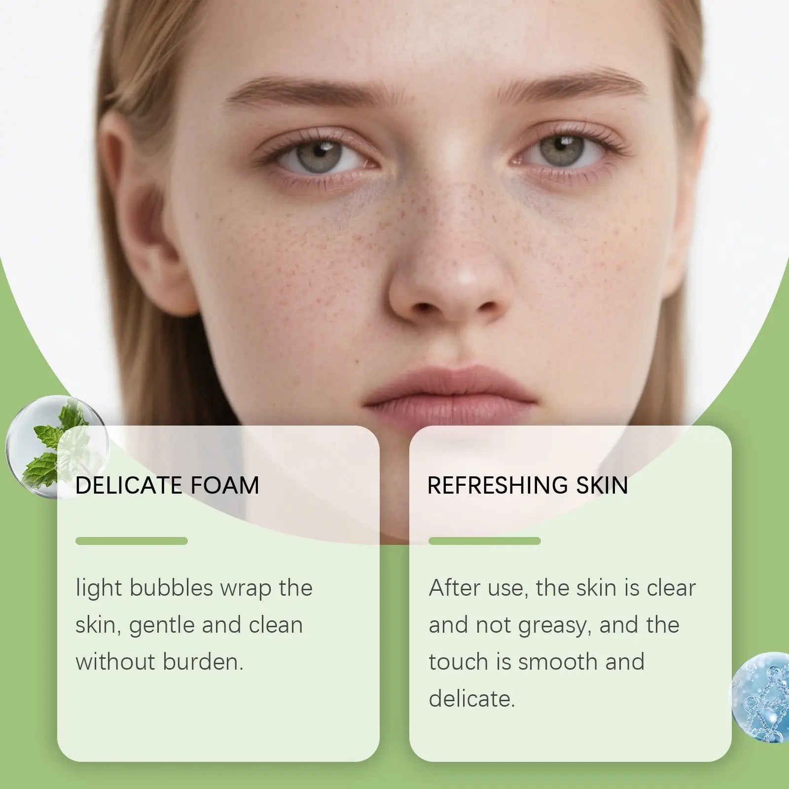 Bubble Cleansing Mask with 13% Pha Gentle Exfoliation, Deep Pore Cleaning, Moisturizing Brightening, Suitable for All Skin Types