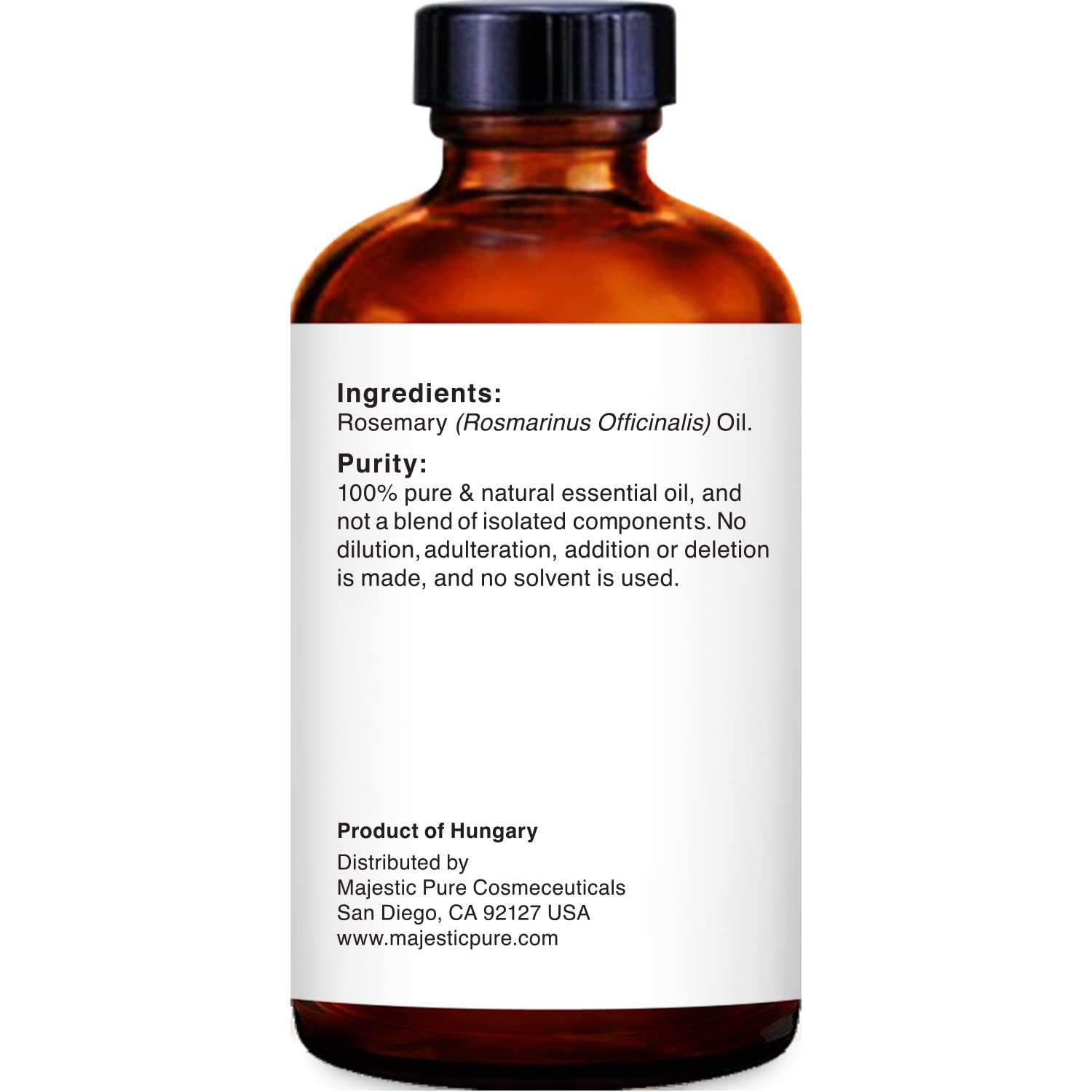 Rosemary Oil for Hair Growth 4 Fl Oz |100% Pure & Natural Premium Grade Essential Oils for Diffuser, Aromatherapy, Soap and Candle Making | for Hair Volume, Eyelash Care, Skin Care