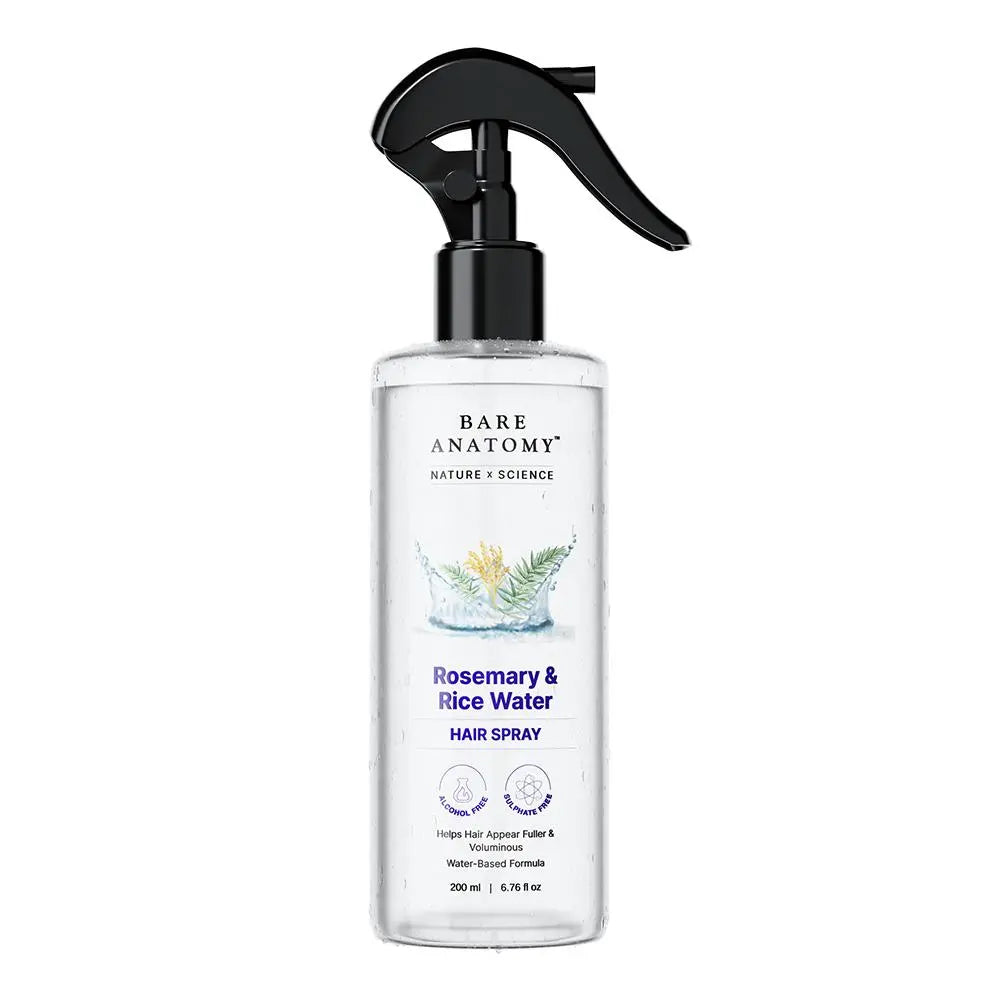 Rosemary & Rice Water Hair Spray- 200Ml Pack of 2