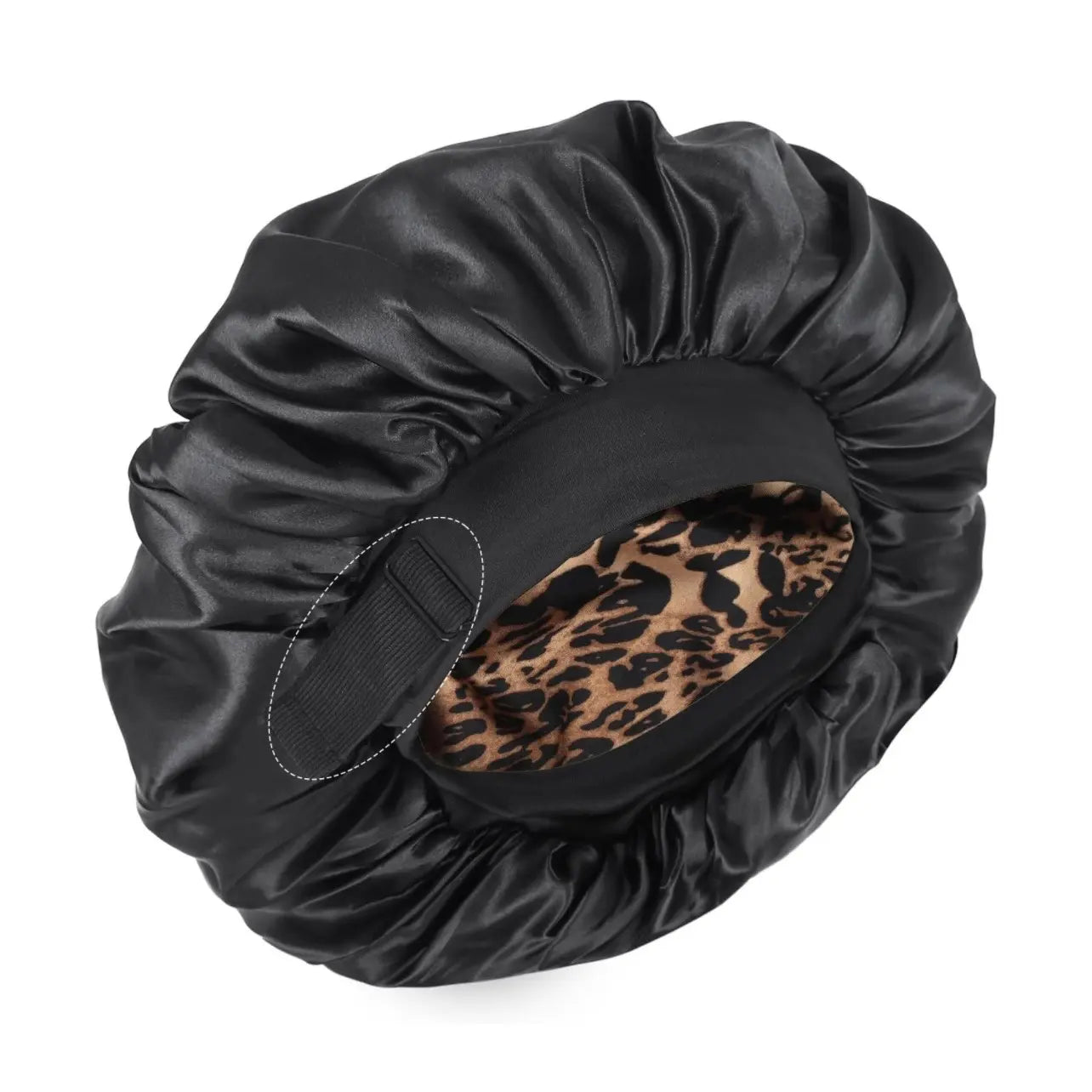 Silk for Sleeping Double Layer Satin Adjustable for Black Woman Sleep Cap Reversible Hair for Curly Hair (Blackandpurple) Love Lucy Bonnet Hats Daily Heatless Elastic Haircare