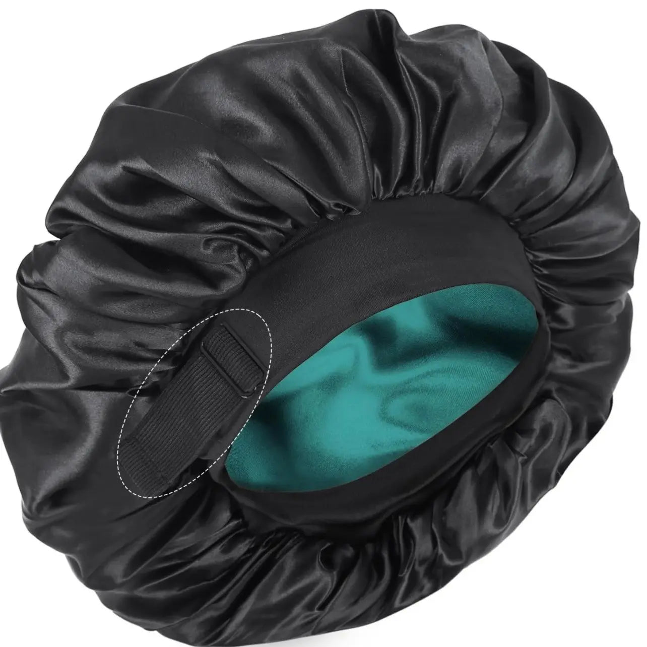 Silk for Sleeping Double Layer Satin Adjustable for Black Woman Sleep Cap Reversible Hair for Curly Hair (Blackandpurple) Love Lucy Bonnet Hats Daily Heatless Elastic Haircare