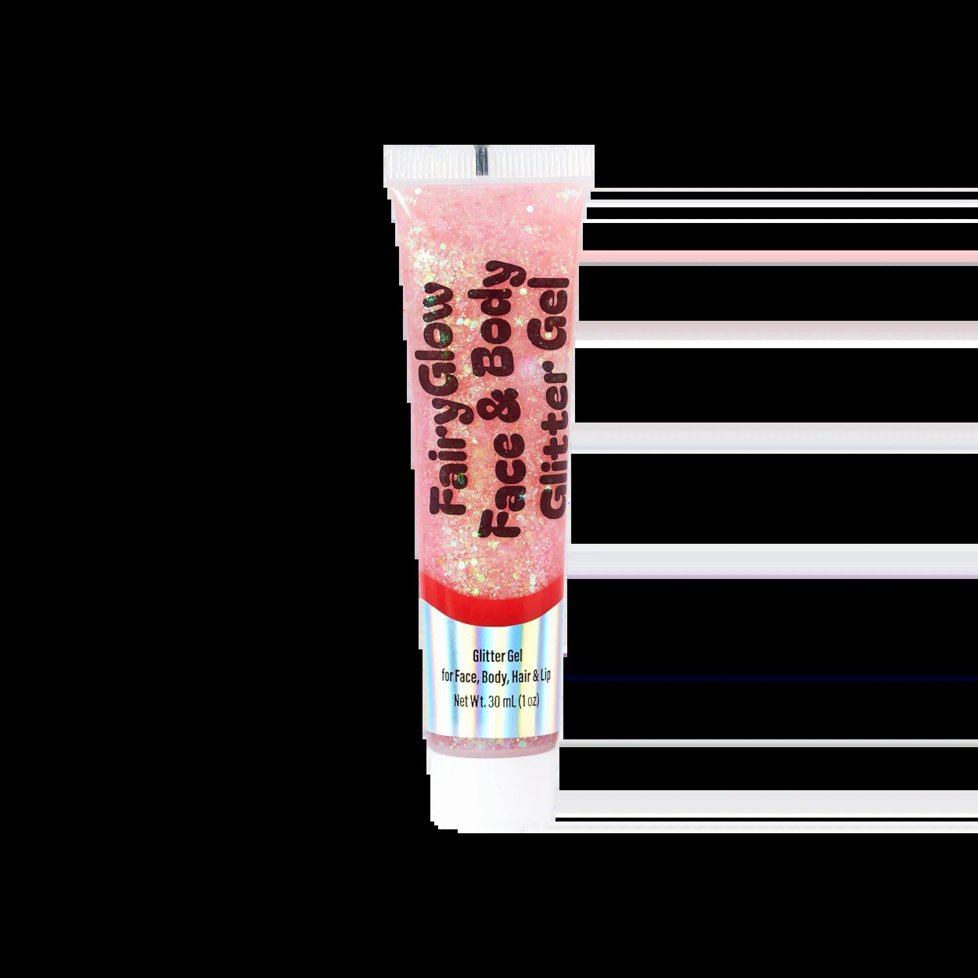[RUBY VIBE CO] Fairyglow Face & Body Glitter Gel - Multi-Use Cosmetic Glitter for Face Body Hair & Lip Non-Toxic Skin-Friendly in Pink Gold White Silver