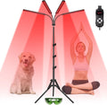 ® Red Light Therapy Lamp for Face and Body, 4-Head Light Therapy Device with Adjustable Stand, 3-In-1 Chip 660Nm Red Light & 850Nm near Infrared Light for Skin Care, Muscle Comfort, Home Use