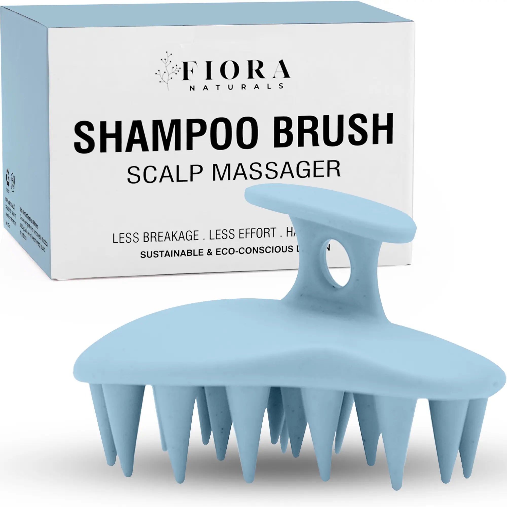 Scalp Massager Shampoo Brush - Silicon Scalp Scrubber