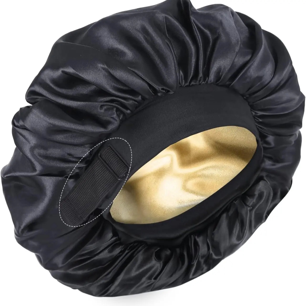 Silk for Sleeping Double Layer Satin Adjustable for Black Woman Sleep Cap Reversible Hair for Curly Hair (Blackandpurple) Love Lucy Bonnet Hats Daily Heatless Elastic Haircare