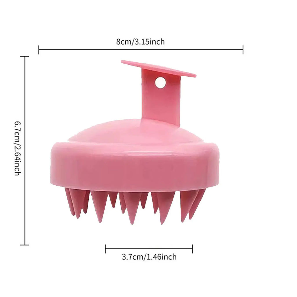 Scalp Massager Shampoo Brush, Soft Silicone Hair-Washing Brush for Deep Cleaning, Relaxing Scalp Massage & Hair Growth Care Shampoo Scrubber, Head Massagers