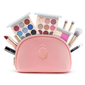 All in One Makeup Kit for Teen Girls Beginner, Makeup Gift Set with Eyeshadow Palette Blush Lipstick Lip Pencil Eye Pencil Brush Mascara Portable Bag - Pink