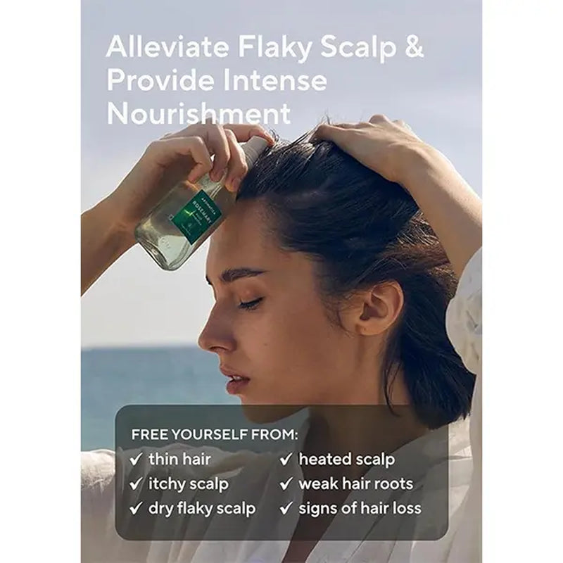 [AROMATICA] Rosemary Root Enhancer (3.38 Fl.Oz) - Rosemary Water Spray for Hair Growth, Flaky & Itchy & Dry Scalp Treatment, Korean Hair Care for Hair Thinning & Hair Loss