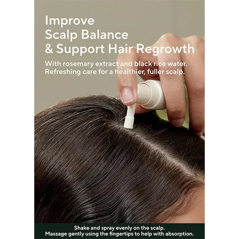 [AROMATICA] Rosemary Root Enhancer (3.38 Fl.Oz) - Rosemary Water Spray for Hair Growth, Flaky & Itchy & Dry Scalp Treatment, Korean Hair Care for Hair Thinning & Hair Loss